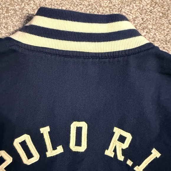 Polo by Ralph Lauren Navy Kids Reversible Bomber with plaid - Picture 3 of 9